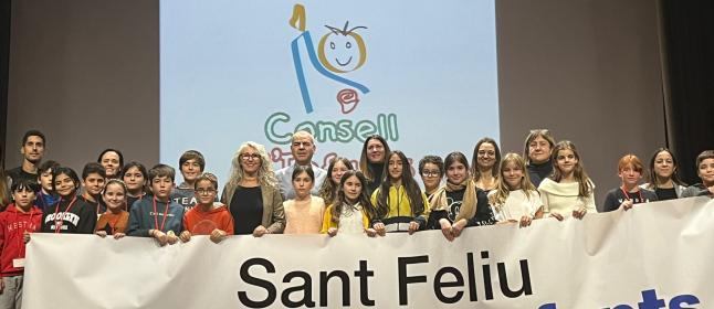 Sant Feliu celebra la constitució del 28è Consell d'Infants i impulsa el Consell de Joves